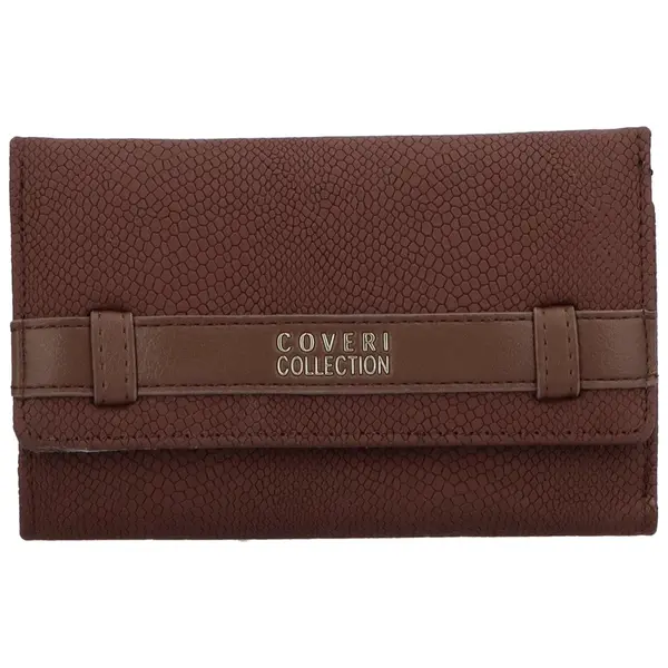 Dámská peněženka tmavě hnědá - Coveri Steilo