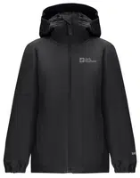 Jack Wolfskin Flaze K 164, black Dětská bunda na zip