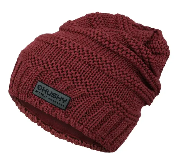 Husky Merhat 5 S-M, bordo Dámská merino čepice