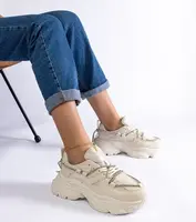 Gemre Ivett Women's Beige Sports Sneakers