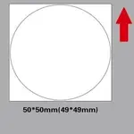 Niimbot A2A68351901, 50x50mm, 150ks, bílé samolepicí štítky