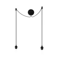 Závěs pro stínidla Cannonball black cluster 2 Ø 12cm L 2,5 m - UMAGE