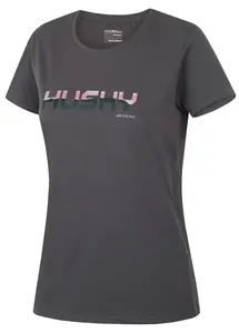 Husky Tee Wild L M, dark grey Dámské bavlněné triko