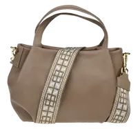 NovaKabelka.cz Tea Taupe s přídavným popruhem III