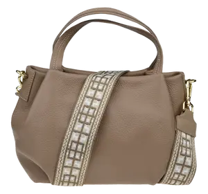 NovaKabelka.cz Tea Taupe s přídavným popruhem III