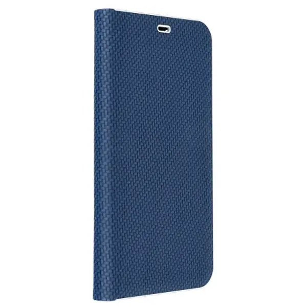 Forcell Luna Carbon flipové pouzdro Apple iPhone 12 mini navy