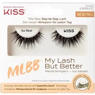 KISS Umělé řasy pro přirozený objem My Lash But Better 03