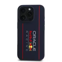 Zadní kryt Red Bull Silicone Vertical Logo MagSafe pro Apple iPhone 16 Pro Max, navy