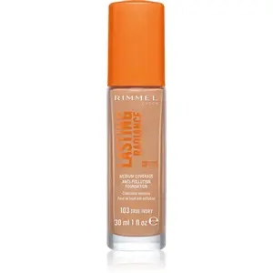 Rimmel Lasting Radiance rozjasňujúci make-up SPF 25 odtieň 103 True Ivory 30 ml