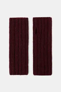 Rukavice bez prstů s příměsí vlny Medicine