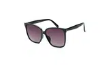 WAYE sunglasses - 4 Shiny Black w Gradient Smoke lens Cat. 2