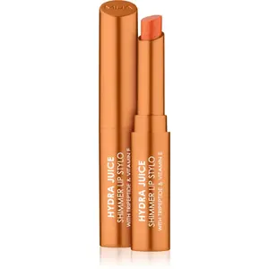 MUA Makeup Academy Hydra Juice Peptide Shimmer Lip Stylo trblietavý rúž s vyživujúcim účinkom odtieň Sweet Orange 1.5 g