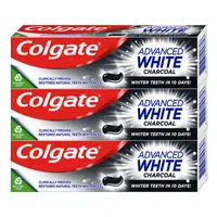 Colgate Bieliaca zubná pasta Advanced White Charcoal 3 x 75 ml