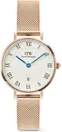 Daniel Wellington Petite 28 Roman Numerals Date Melrose White Rose Gold DW00100856