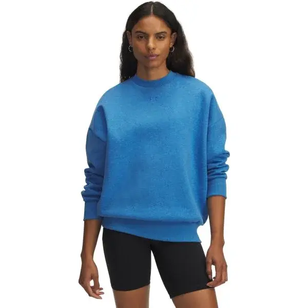 Under Armour RIVAL FLEECE CREW Dámska mikina, modrá, veľkosť M