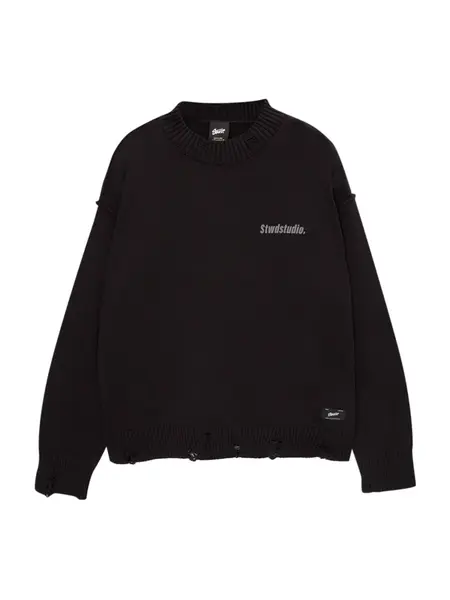 Pull&Bear Sveter  sivá / čierna