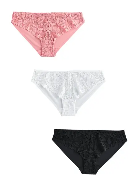 Next Nohavičky  ružová / čierna / biela