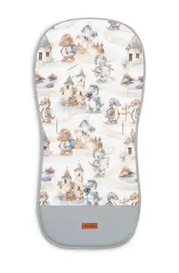 SENSILLO Vložka do kočárku, mušelín, Dráček, modrý, jeans