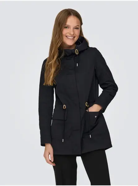 Černá dámská lehká parka ONLY Louise - Dámské