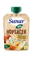 SUNAR BIO ovocná kapsička Hopsáček mango, banán, hruška a ovesné vločky 100 g