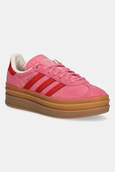 Dětské semišové sneakers boty adidas Originals GAZELLE BOLD