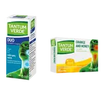 TANTUM VERDE DUO 1,5 mg/ml + 5 mg/ml orální sprej, roztok 15 ml a Tantum Verde Orange and Honey 3 mg 20 pastilek