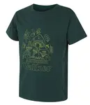 Husky  Tee Mushroom K dark green, 134 Detské bavlnené tričko