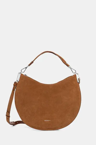Semišová kabelka Coccinelle COCCINELLESUNUP SUEDE
