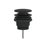 Výpusť k umývadlu click clack SAT čierna matná plast SATAUCC8