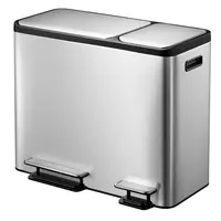 Odpadkový koš Eko Ecocasa 15+15+15l inox mat 912846
