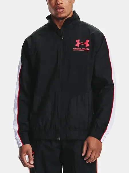 Under Armour Bunda WOVEN TRACK JACKET-BLK - Pánské