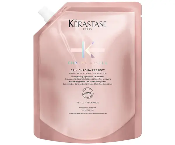 Hydratační šampon pro barvené vlasy Kérastase Chroma Absolu - 500 ml, náhradní náplň + dárek zdarma