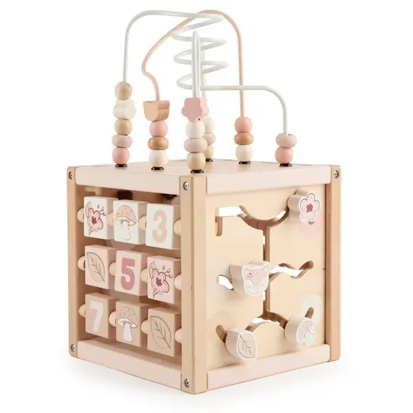 Bieco - Motorická kocka s labyrintom - jelenček Ella