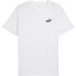 Puma ESSENTIALS SMALL NO. 1 LOGO TEE Pánské triko, bílá, velikost