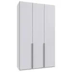 MID.YOU ŠATNÍ SKŘÍŇ S OTOČNÝMI DVEŘMI, bílá, 135/236/58 cm