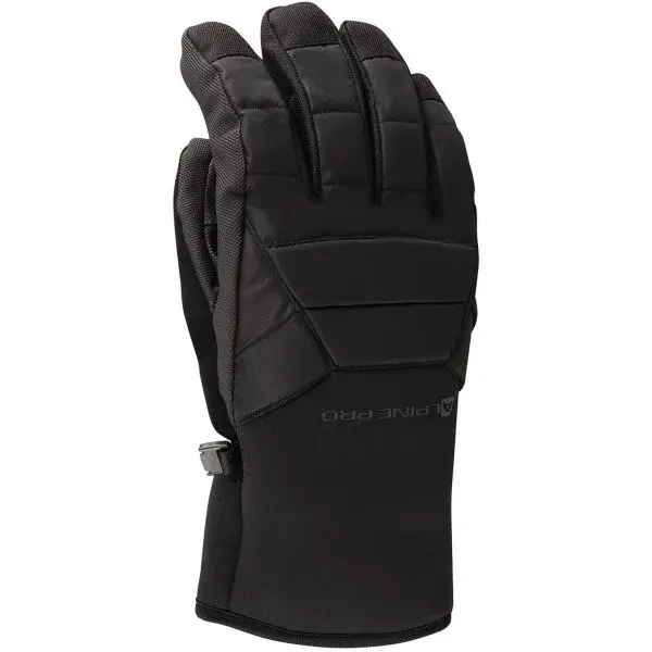 ALPINE PRO GOMME Lyžařské rukavice, černá, velikost