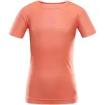 ALPINE PRO BASIKO Detské tričko, oranžová, veľkosť 152-158