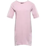 ALPINE PRO MOLEDA Dámské bavlněné šaty, růžová, velikost