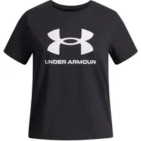 Under Armour BIG LOGO Dívčí triko, černá, velikost S