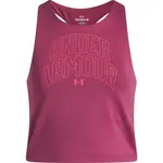 Under Armour MOTION BRANDED TANK Dívčí tílko, červená, velikost XS