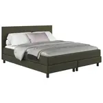 MID.YOU AMERICKÁ POSTEL, 180/200 cm, tmavě zelená