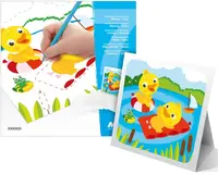 Omalovánky se stojánkem Mláďata 7 listů 18x18cm