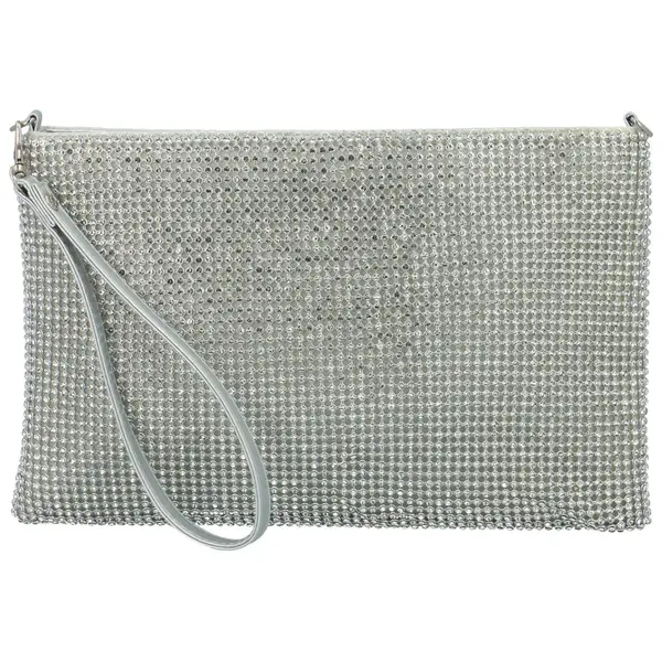 Dámské psaníčko stříbrné - Michelle Moon Wemba