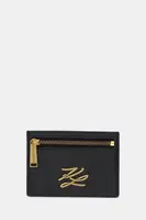 Kožené pouzdro na karty Karl Lagerfeld K/AUTOGRAPH