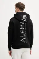 Mikina Alpha Industries Backprint Hoodie Mirror Camo