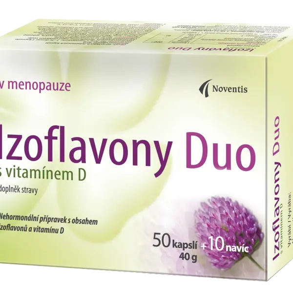 NOVENTIS Izoflavony Duo s vitamínem D 60 kapslí