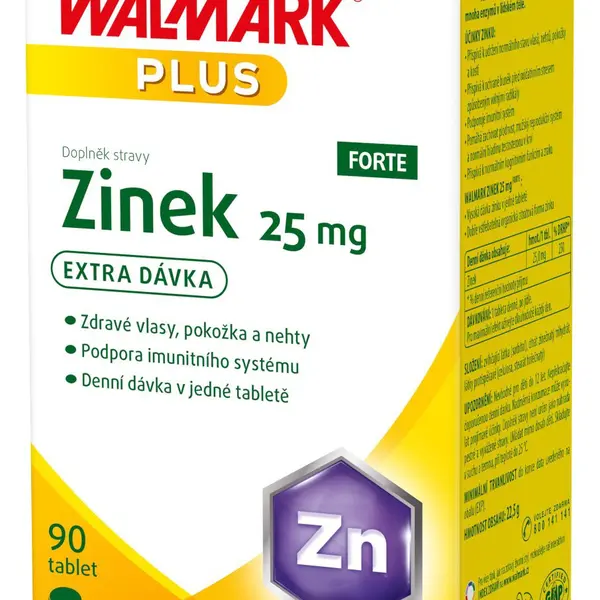 WALMARK Zinek Forte 25 mg 90 tablet