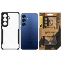 Zadní kryt Tactical Quantum Stealth pro Samsung Galaxy S26, transparentní černá