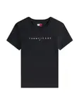 Tommy Jeans Plus Tričko  čierna / biela