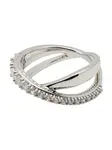 Swarovski Prsteň  strieborná / priehľadná